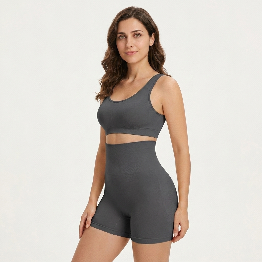 High-Waist Padded Butt Lifter Shorts
