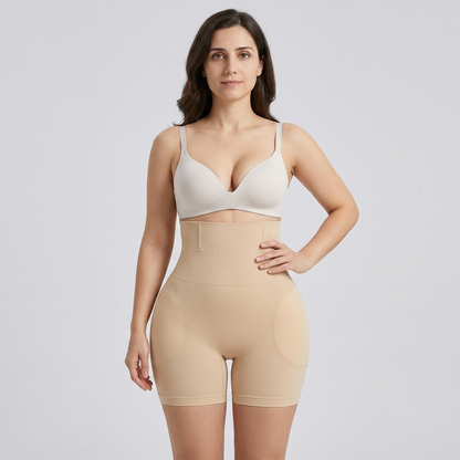 High-Waist Padded Butt Lifter Shorts