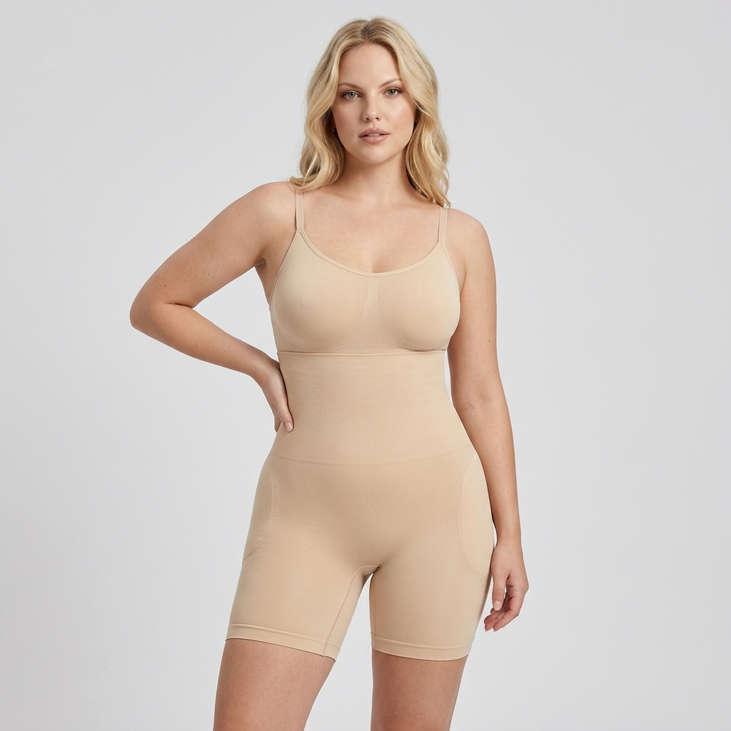 High-Waist Padded Butt Lifter Shorts