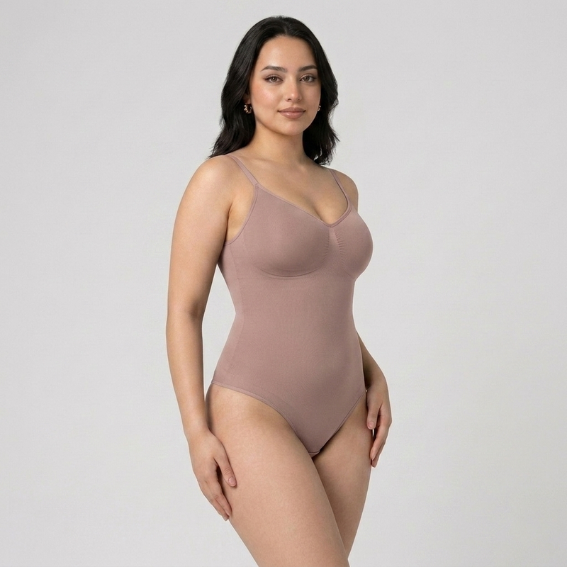 Seamless Underbust Thong Bodysuit